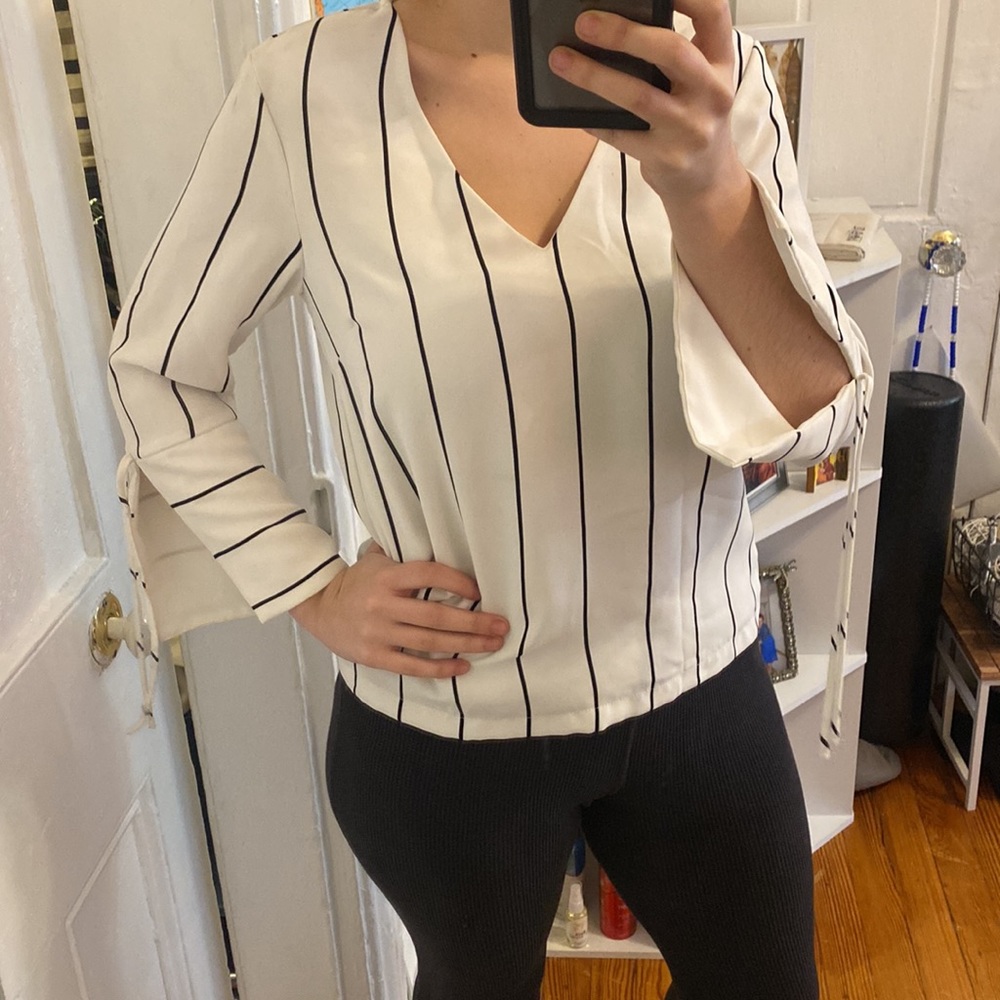 Striped Blouse - Picture 2 of 5